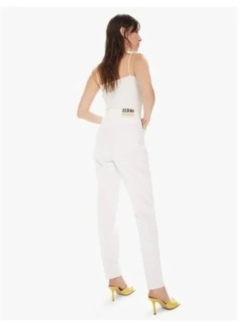 Mother Snacks Denim Pants Jeans White Womens Size 25